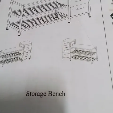 PALLET CONTAINING A LARGE QUANTITY OF BRAND NEW STORAGE BENCHS AND OTHER ASSORTED FLATPACKED PRODUCTS 