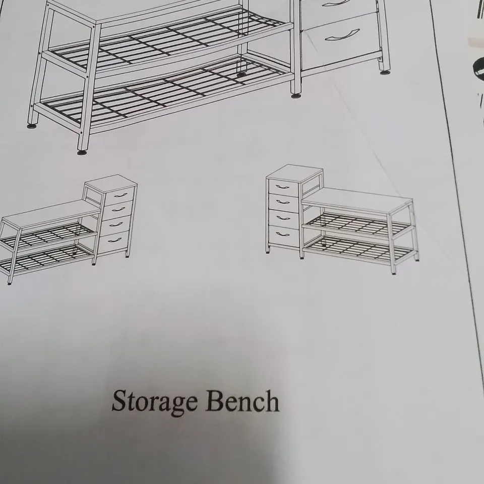 PALLET CONTAINING A LARGE QUANTITY OF BRAND NEW STORAGE BENCHS AND OTHER ASSORTED FLATPACKED PRODUCTS 