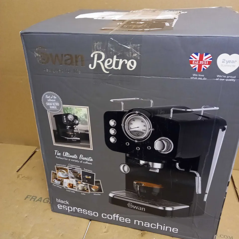 SWAN PUMP ESPRESSO COFFEE MACHINE