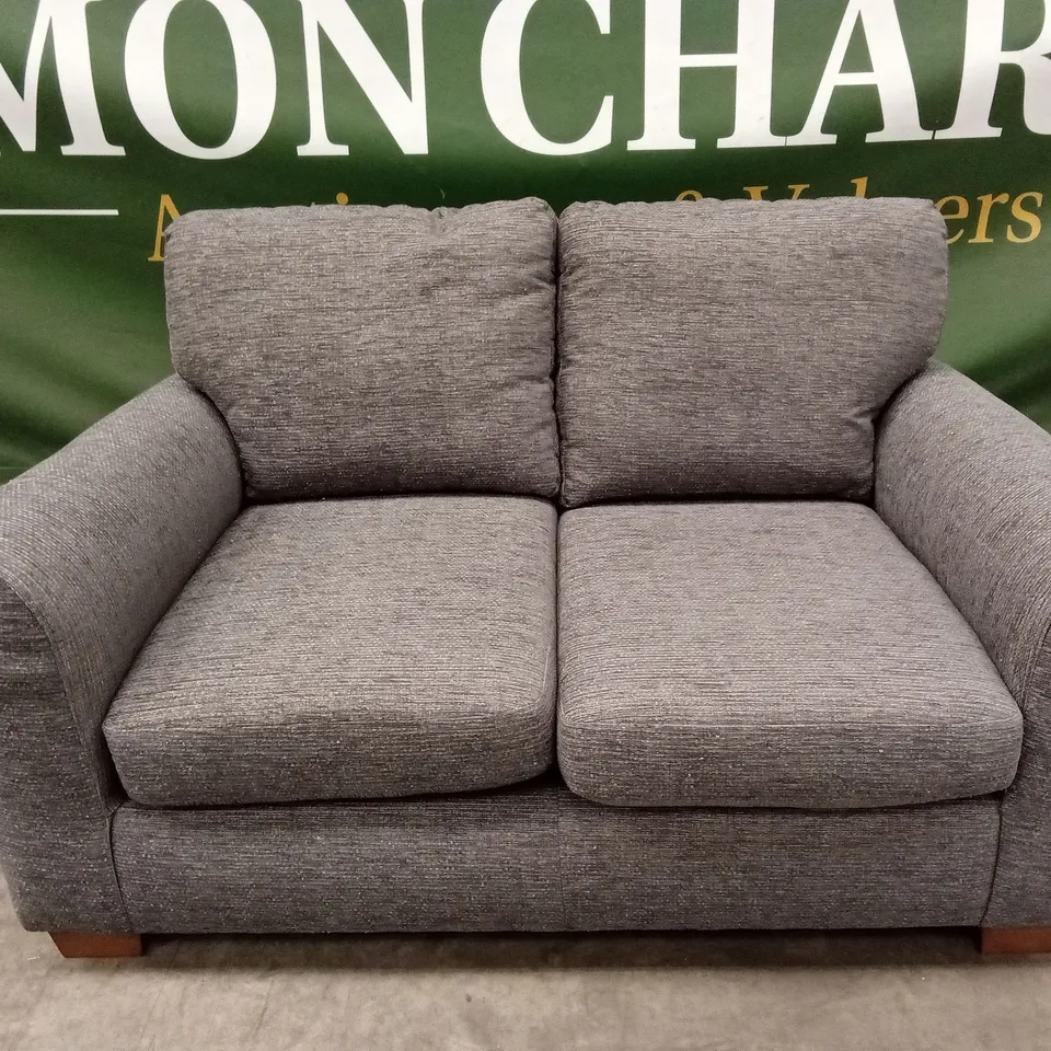BAILEY 2 SEATER FABRIC SOFA - CHARCOAL RRP £579