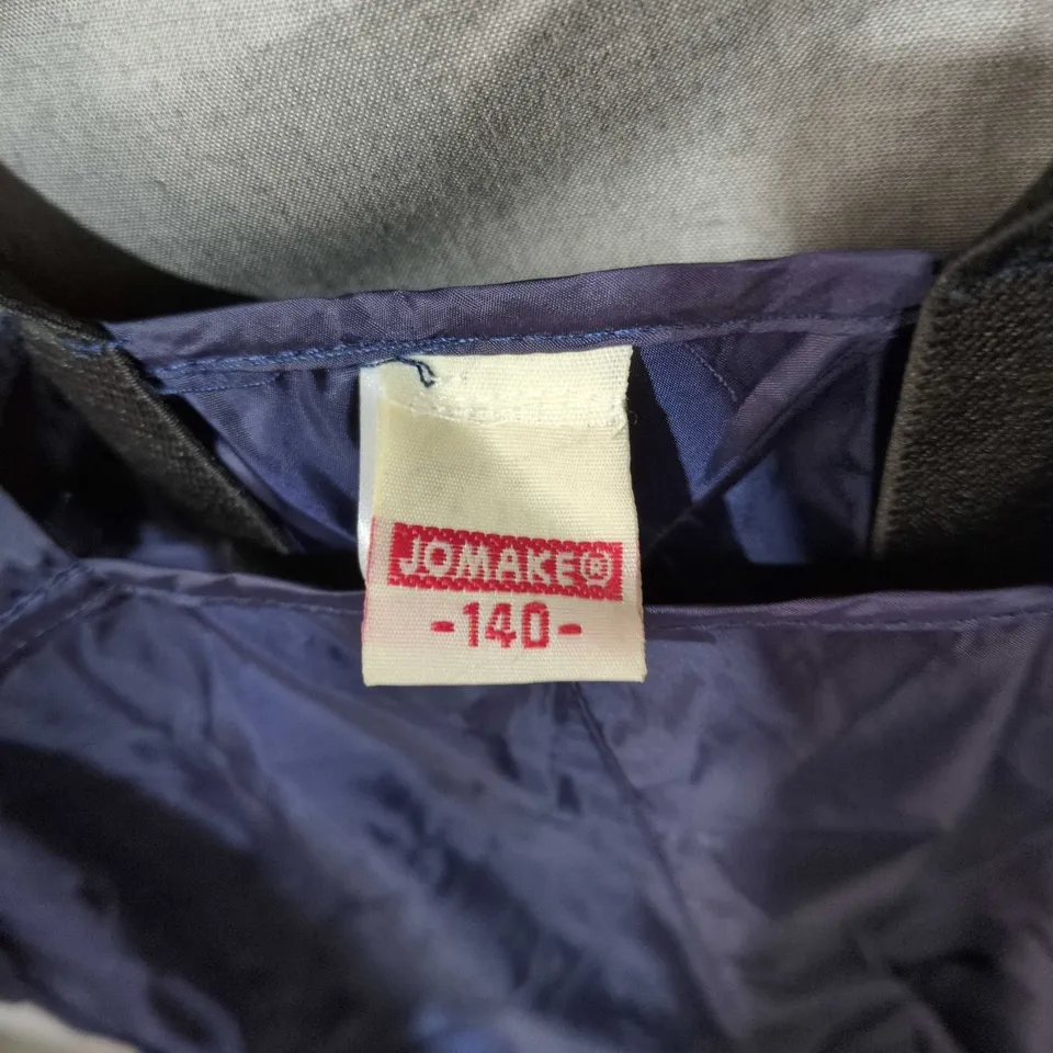 KIDS' NAVY SNOWSUIT WITH ADJUSTABLE STRAPS – UK 9-11 (EU 140)
