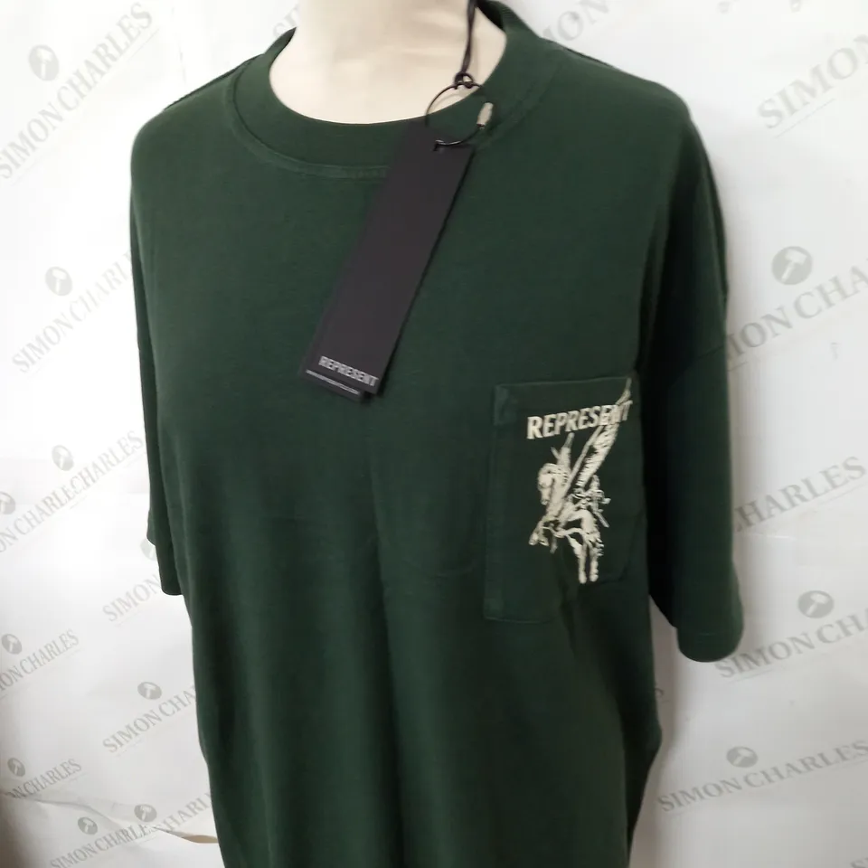 REPRESENT MASCOT T-SHIRT SIZE M