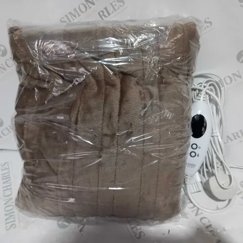 COZEE HOME HEATED BLANKET IN TAUPE