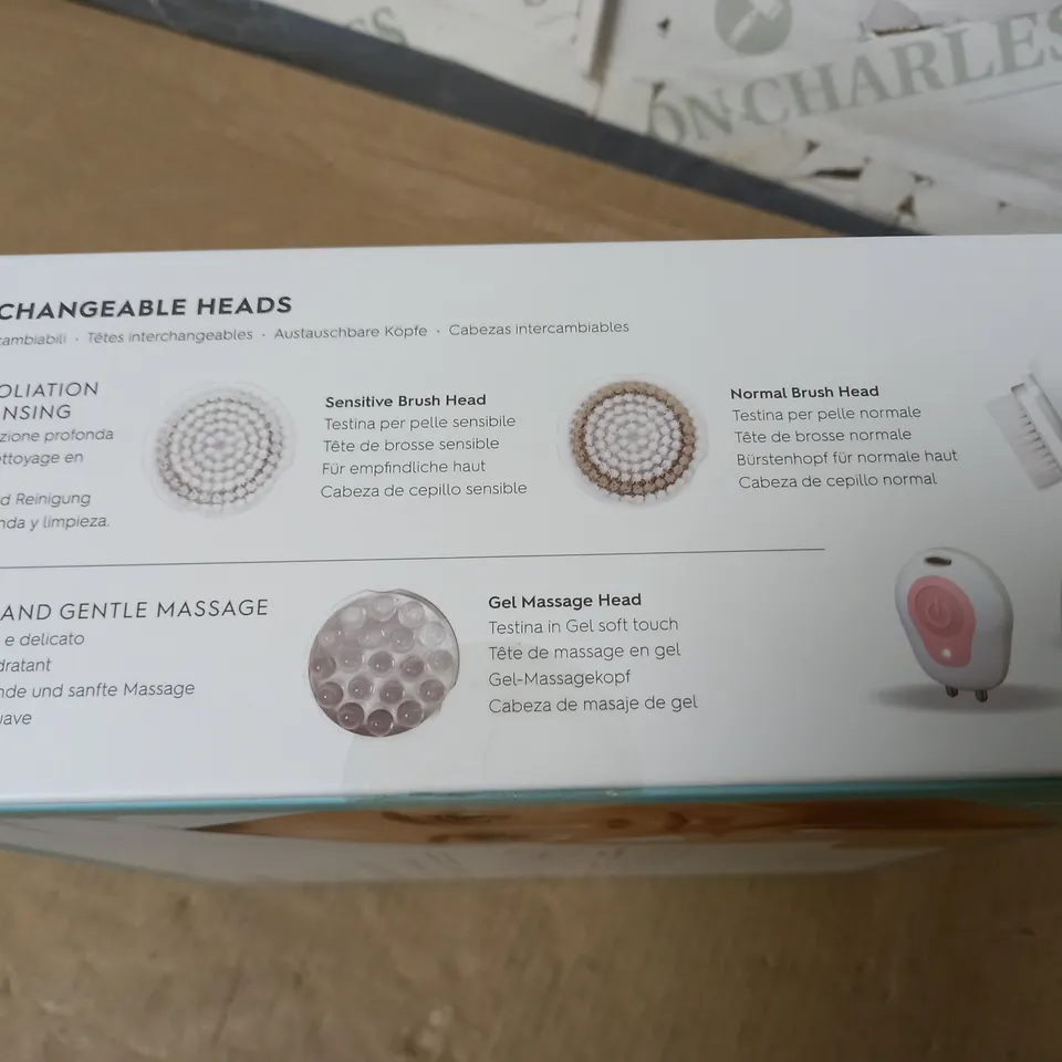 BOXED AS NEW HOMEDICS BEAUTY PURETE+ CLEANSING AND EXFOLIATING BRUSH