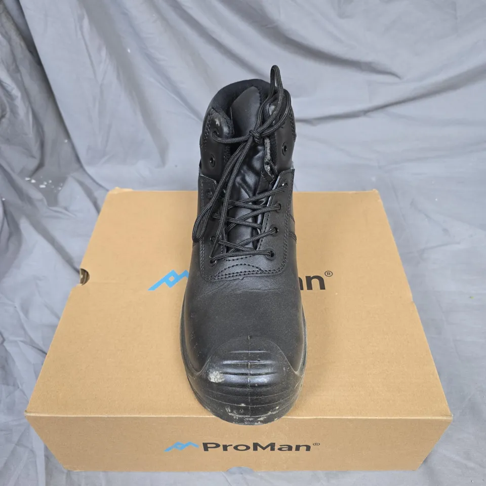 PROMAN PM4008 BALTIMORE WATERPROOF SAFETY BOOT – BLACK, UK 9