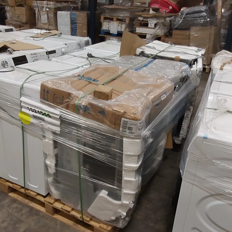 PALLET OF APPROXIMATELY 6 UNPROCESSED RAW RETURN WHITE GOODS TO INCLUDE;