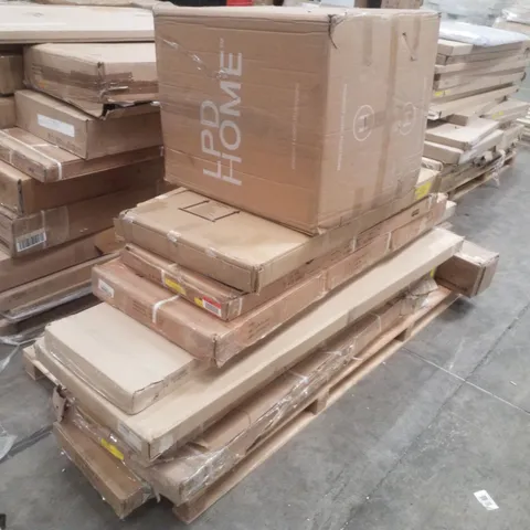 PALLET CONTAINING ASSORTED FLATPACK FURNITURE PARTS