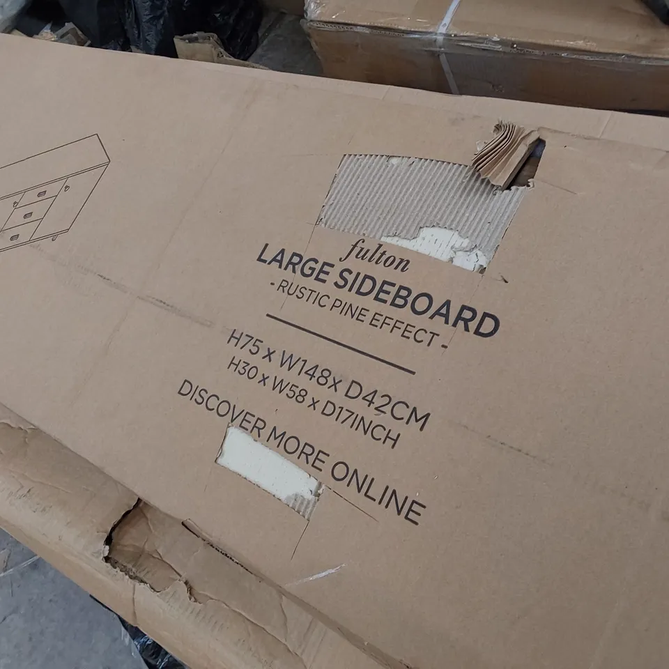 PALLET OF ASSORTED BOXED FURNITURE & BED PARTS 