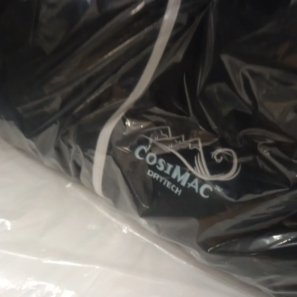 LOT OF 6 ASSORTED HOUSEHOLD ITEMS TO INCLUDE COSIMAC DRYING ROBE, WICKER BASKET AND COT MATTRESS