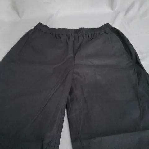 WHISTLES LINDSEY LINEN BLEND TROUSERS IN BLACK - UK 12
