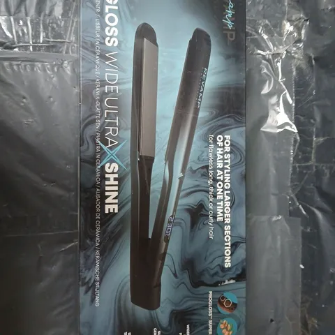REVAMP PROGLOSS WIDE ULTRA SHINE HAIR STRAIGHTENER (MODEL ST-2000-GB)