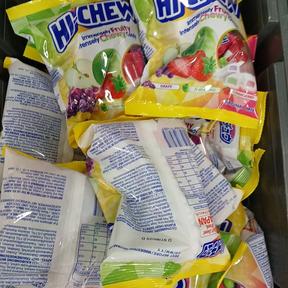 APPROXIMATELY 20 HI-CHEW CANDY SWEETS PACKS 