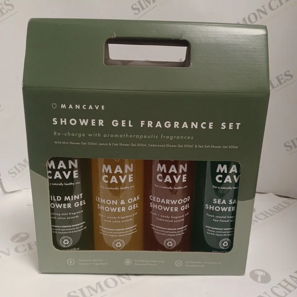MANCAVE SHOWER GEL FRAGRANCE GIFT SET - 4 X 500ML