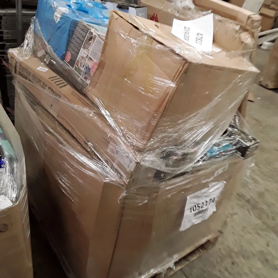 PALLET OF APPROXIMATELY 37 UNPROCESSED RAW RETURN HOUSEHOLD AND ELECTRICAL GOODS TO INCLUDE;