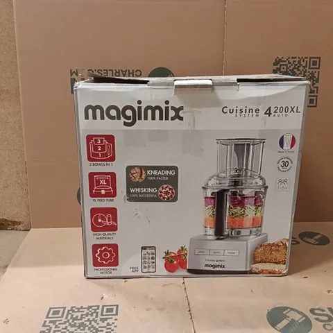 BOXED MAGIMIX CUISINE SYSTEM 4200XL AUTO - SATIN STEEL 18471
