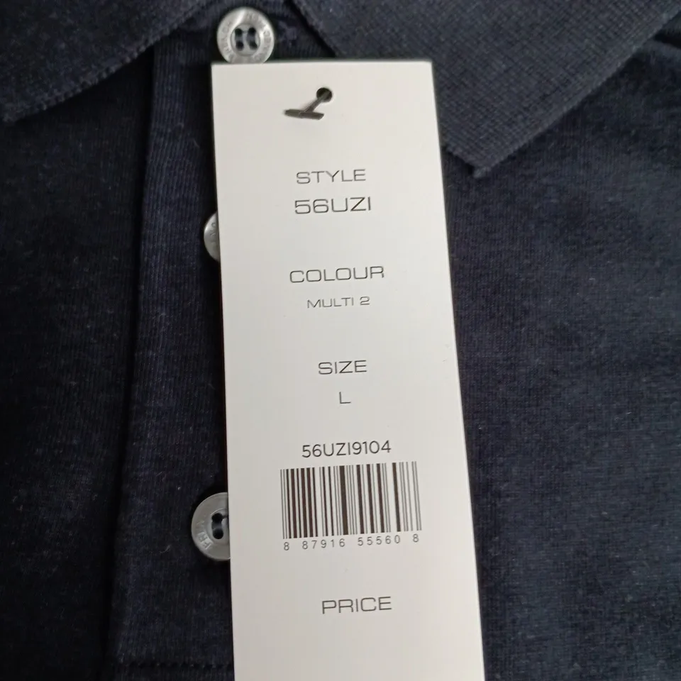 FRENCH CONNECTION NAVY LONG SLEEVE SHIRT – MEN’S, SIZE L