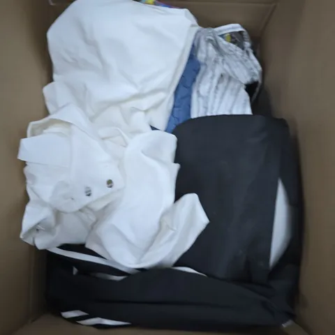 LARGE BOX OF APPROX 12 ASSORTED HOUSEHOLD AND CLOTHING ITEMS