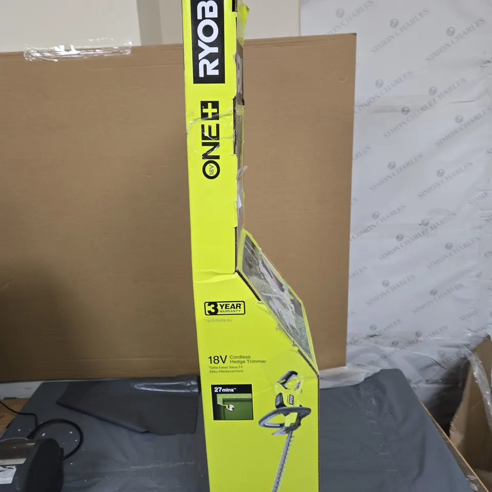 RYOBI ONE+ 18V CORDLESS HEDGE TRIMMER (OHT1845) – BOXED