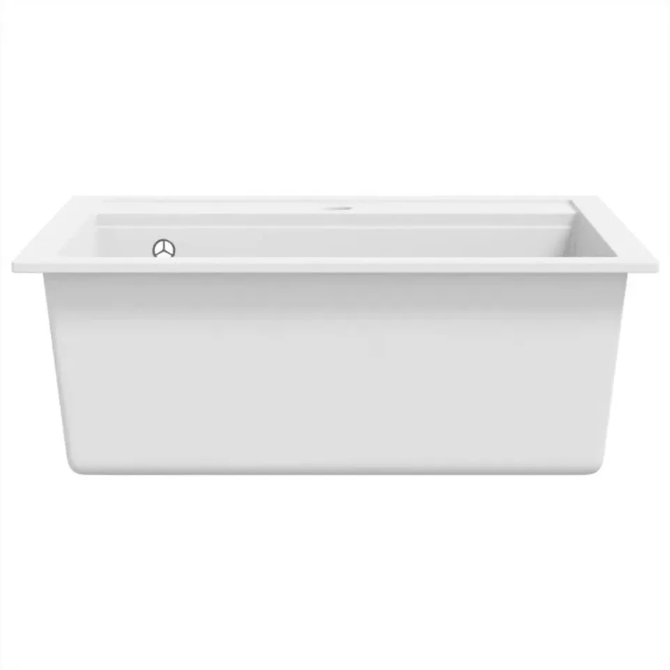 BOXED LENORA SINGLE BOWL INSET KITCHEN SINK (1 BOX)