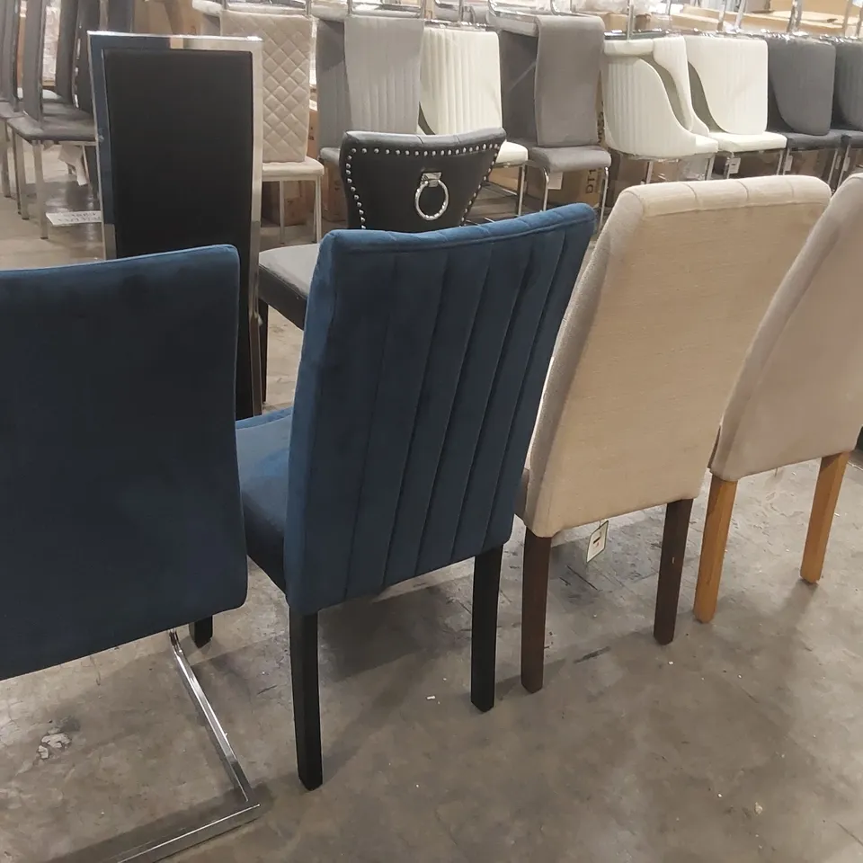 SET OF 6x ASSORTED DINING CHAIRS