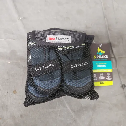 3M SCOTCHLITE 3 PEAKS BLUE BOOTIES XS/S