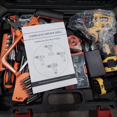 BOXED CORDLESS DRIVER DRILL SET