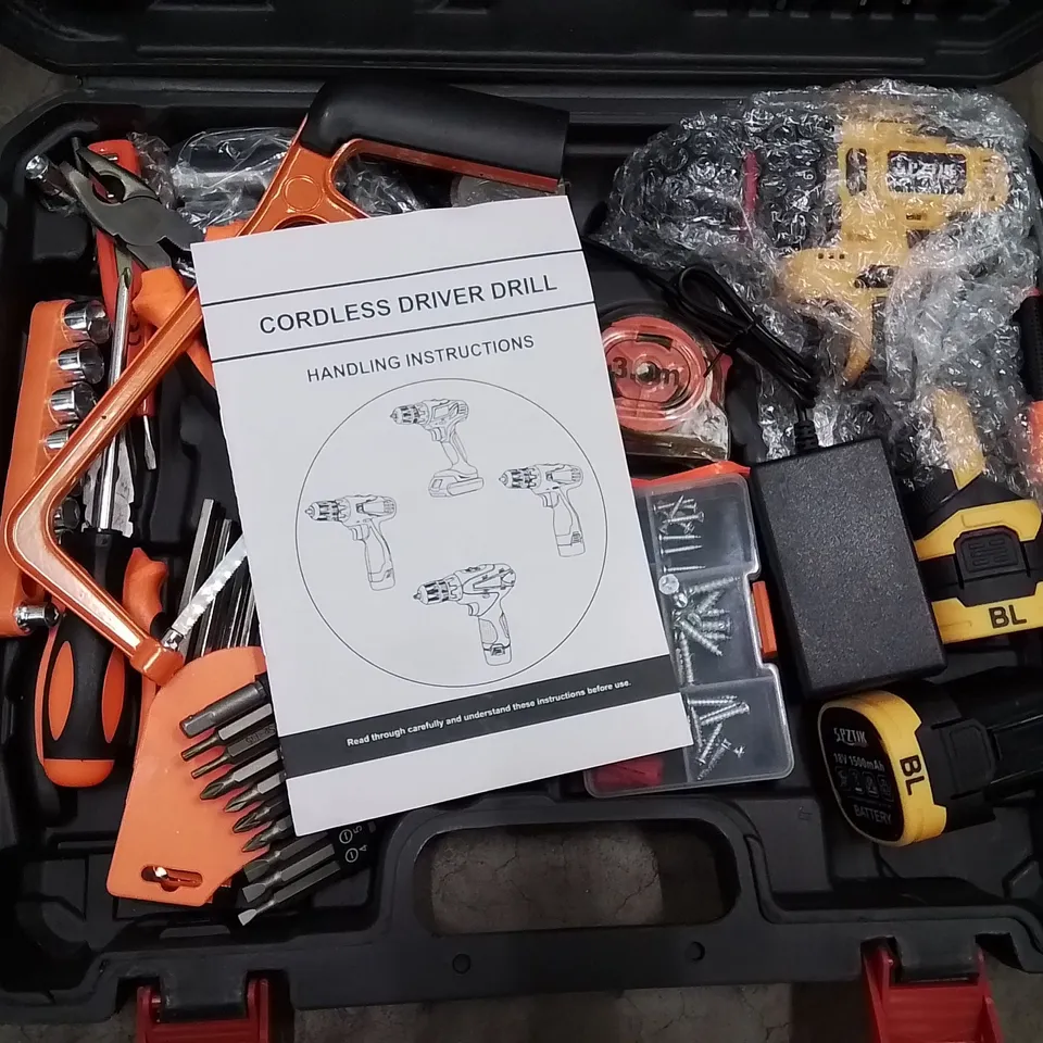 BOXED CORDLESS DRIVER DRILL SET