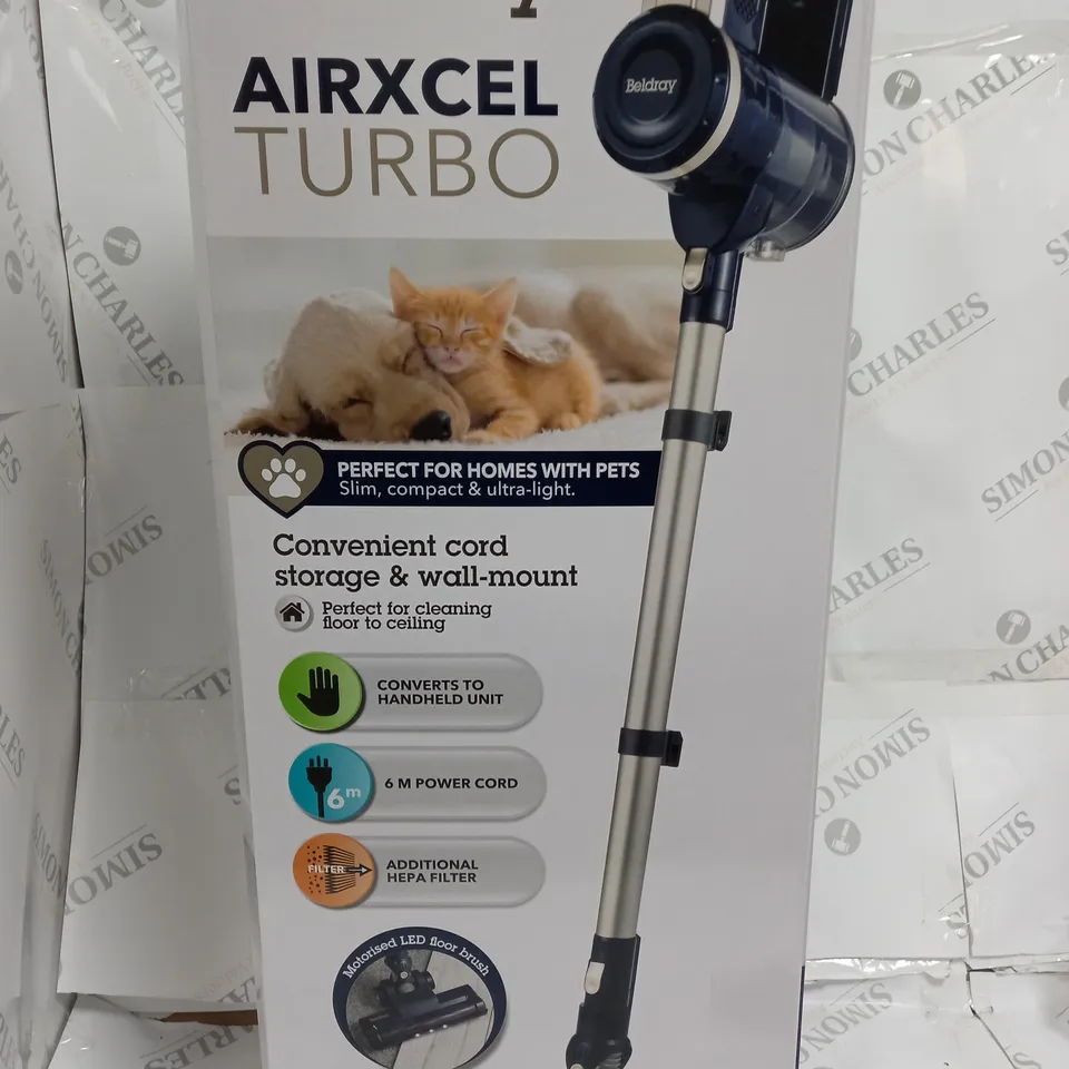 BOXED BELDRAY AIRXCEL TURBO CORDED VACUUM