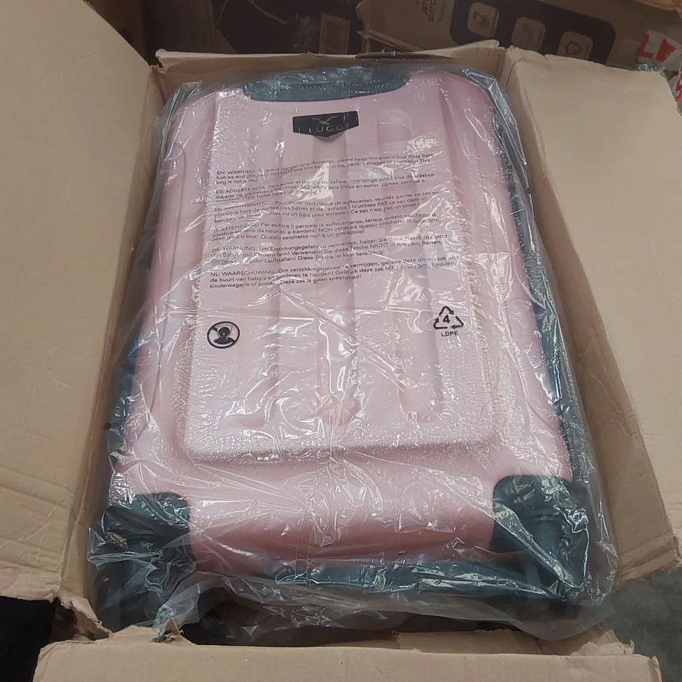 BOXED LUGG LIGHTWEIGHT TRAVEL SUITCASE 