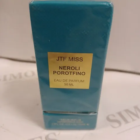 BOXED AND SEALED JTF MISS NEROLI POROTFINO EAU DE PARFUM 50ML