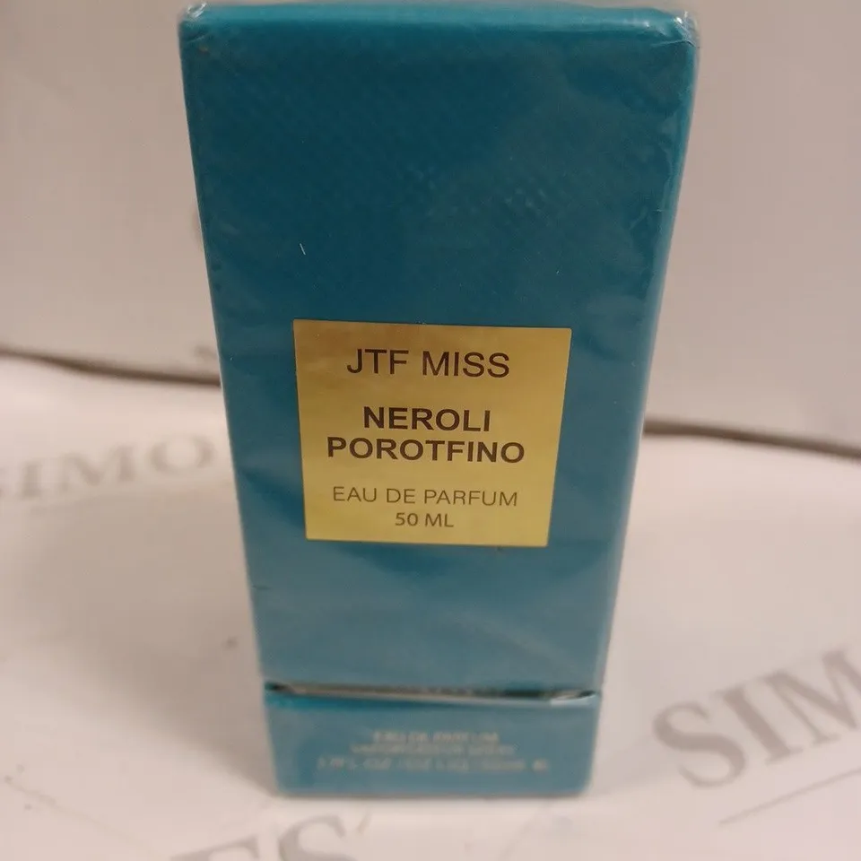 BOXED AND SEALED JTF MISS NEROLI POROTFINO EAU DE PARFUM 50ML