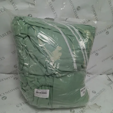 SUPERSOFT BY COZEE HOME LEAF TUFTED 4 PIECE DUVET SET WITH FLEECE