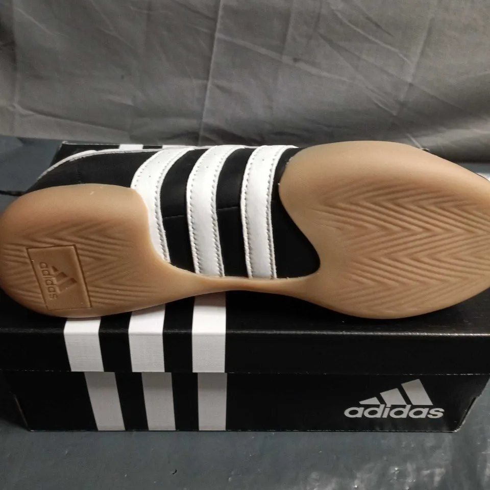 BOXED PAIR OF ADIDAS TAEKWONDO BALLET SHOES - UK SIZE 6.5