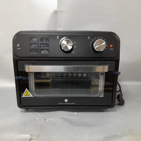 BOXED COOK'S ESSENTIAL 21-LITRE AIRFRYER OVEN IN BLACK
