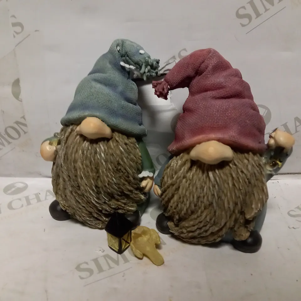 SET OF 2 LED GNOMES