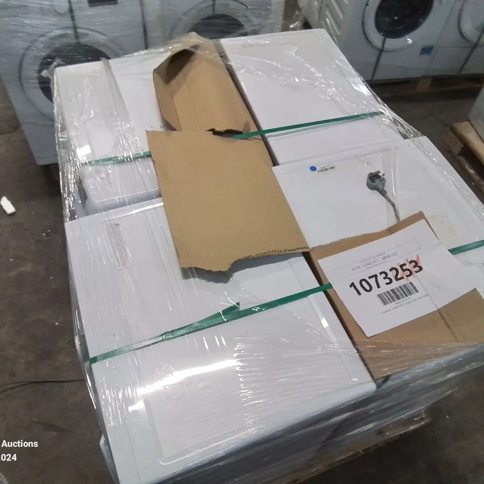 PALLET OF APPROXIMATELY 4 UNPROCESSED RAW RETURN WHITE GOODS TO INCLUDE;