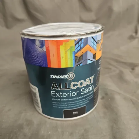 ZINSSER ALLCOAT EXTERIOR (SATIN FINISH) SOLVENT BASED 1LT - BLACK