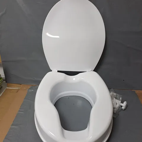 EAZY MOBILITY RAISED TOILET SEAT IN WHITE