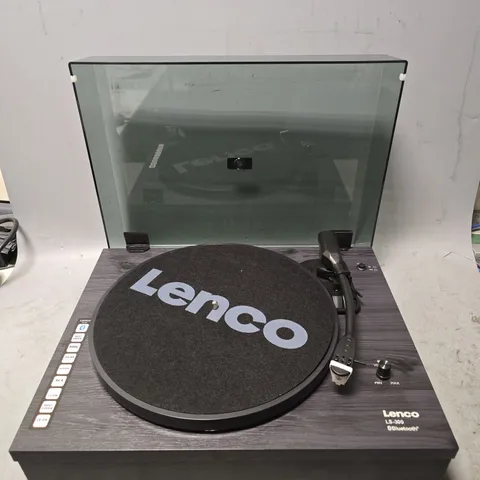 BOXED LENCO LS-300BK V2 TURNTABLE WITH BLUETOOTH