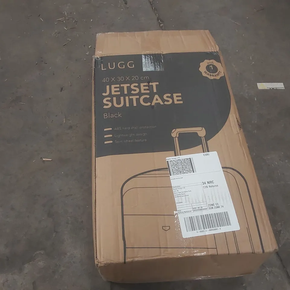 BOXED LUGG TRAVEL SUITCASE