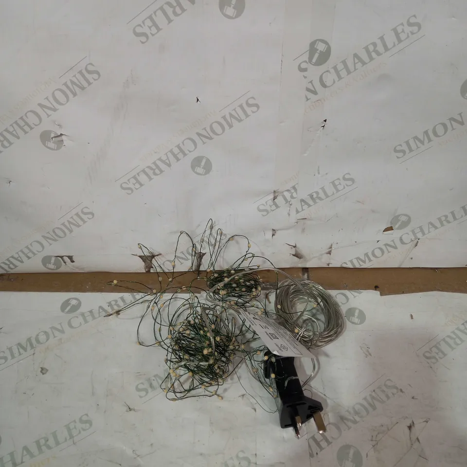 BOXED INOOR/OUTDOOR WIRE LIGHTS WITH TIMER 320 PURE WHITE LEDS