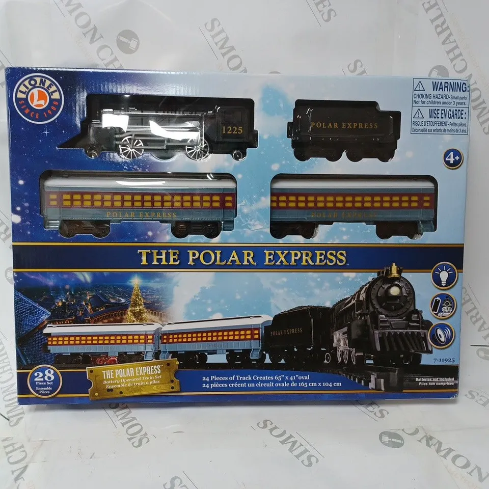 BOXED THE POLAR EXPRESS 28-PIECE TRAIN SET RRP £59.99