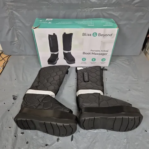 BLISS & BEYOND PORTABLE AIRBAG BOOT MASSAGER