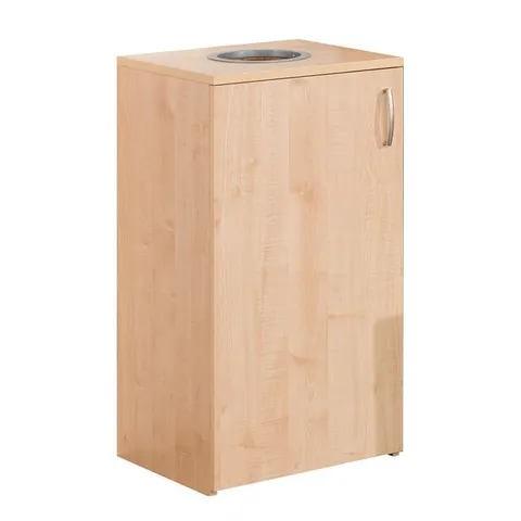 BOXED REFUSE SACK HOLDER CABINET 980X510X450MM, BEECH