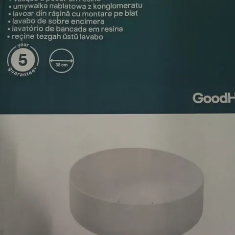 BOXED APANAS RESIN COUNTERTOP BASIN 38CM