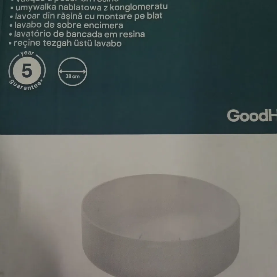 BOXED APANAS RESIN COUNTERTOP BASIN 38CM 