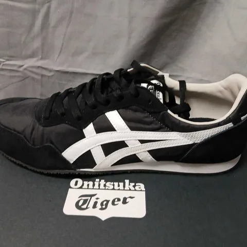 ONITSUKA TIGER SERRANO SNEAKERS – BLACK/WHITE – UK 11 (US 12) *UNISEX*
