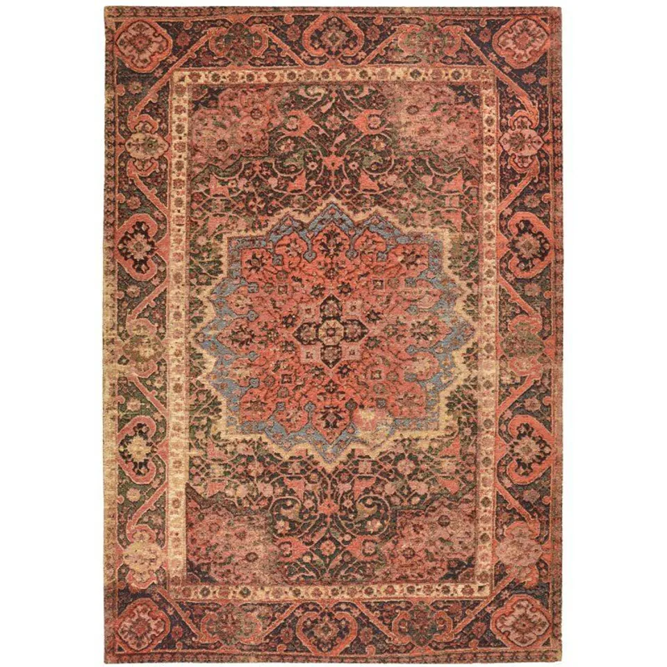 FUNKY ORIENT FLAT WEAVE RED RUG