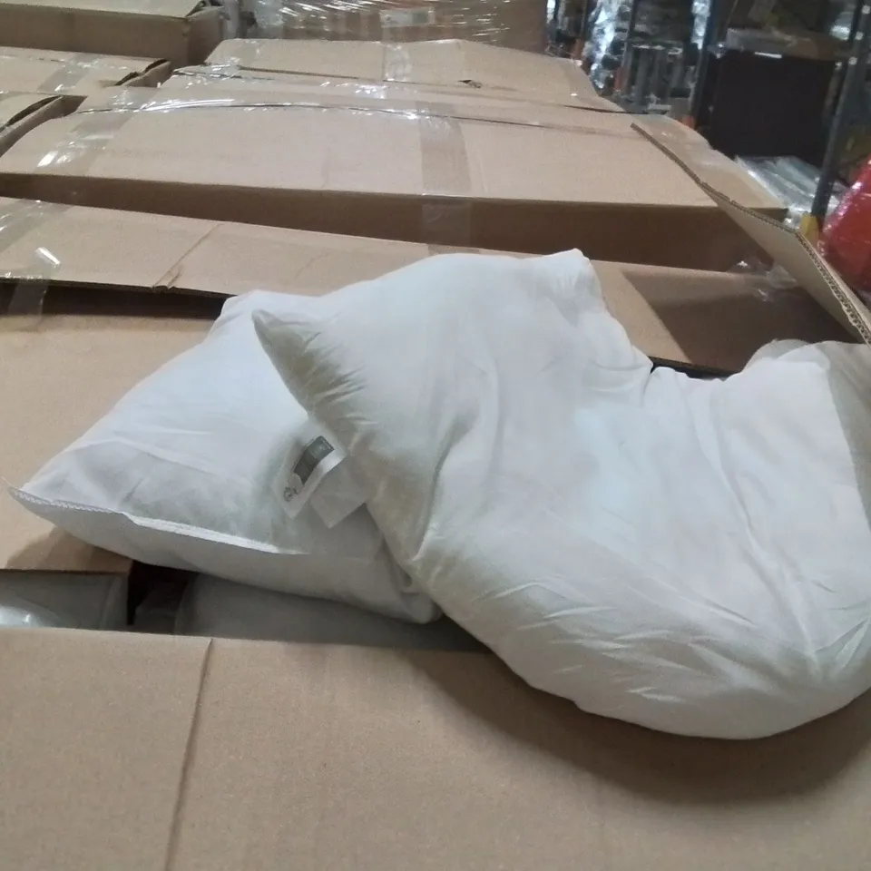 PALLET CONTAINING A LARGE QUANTITY OF DUVETS 
