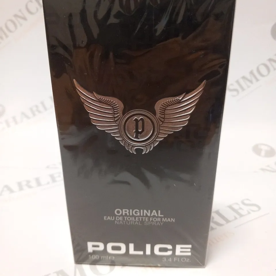 BOXED AND SEALED POLICE ORIGINAL EAU DE TOILETTE FOR MAN 100ML